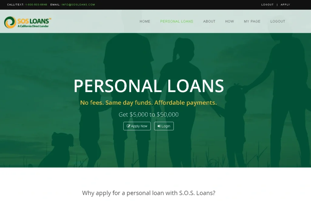 Personal loan banner.
